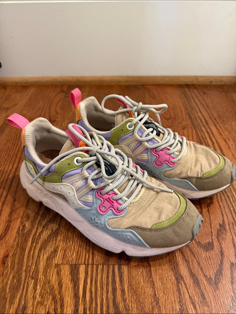 Flower Mountain Neutral Multi-Color Sneakers